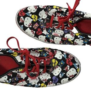 Vans x Hello Kitty Sneakers – Men Size 8/Women 9.5 –Worn Once- Good Condition
